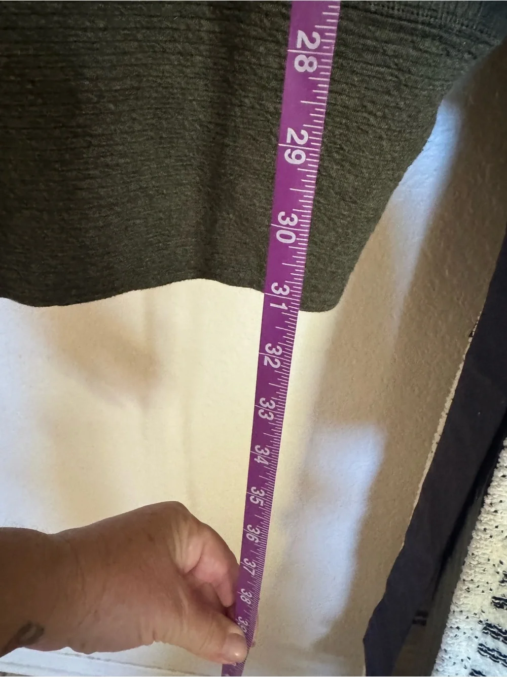 Lululemon Along the Way Dress Heathered Dark Olive